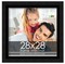 28x28 Frame with Mat - Black 30x30 Frame Wood Made to Display Print or Poster Measuring 28 x 28 Inches with Black Photo Mat
